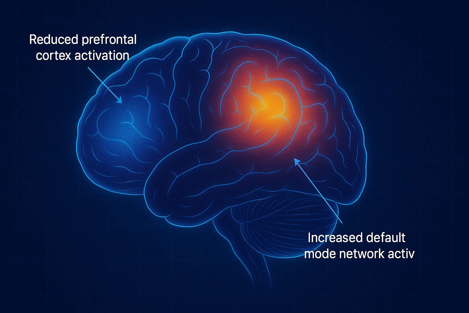 A visual flowchart showing the steps of receiving an instruction, distraction occurring, and the instruction being forgotten