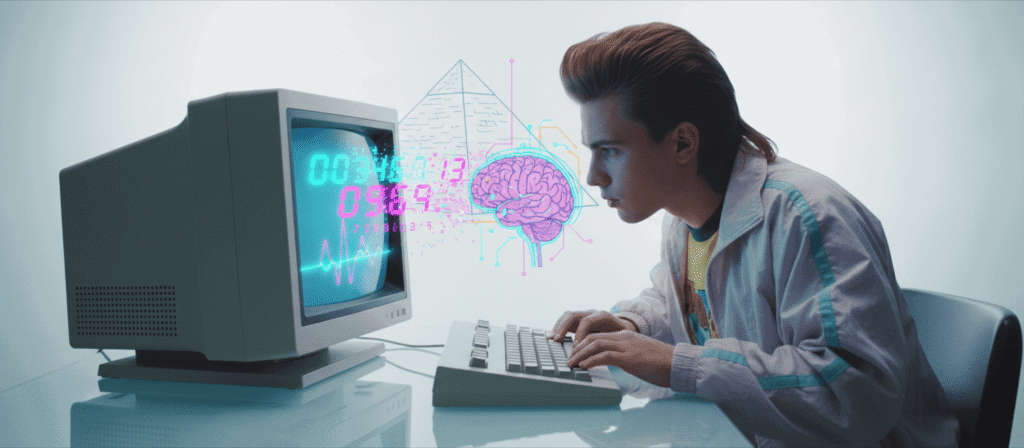 “Focused user practicing short-term number memory with MemoryRush’s Number Memory Test.”